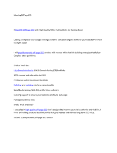 Monthly Off page