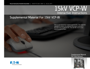 15kV VCP-W Circuit Breaker Maintenance Guide