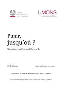 Punir, jusqu'o&ugrave; ? Prisons-mod&egrave;les et urbanisme
