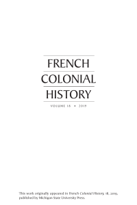 Frenche historia Colonial MSUFCH Bollenot