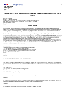 D&eacute;cret protection travailleurs chaleur (France, 2025)