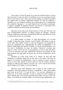 Douleur et souffrance : une approche psychanalytique