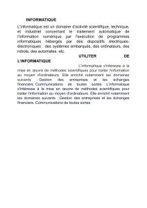 Informatique : Définition et Utilité