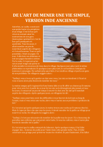 DE L'ART DE MENER UNE VIE SIMPLE, VERSION INDE ANCIENNE (Histoire pédagogique amusante)