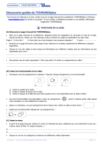 D&eacute;couverte guid&eacute;e de TV5MONDEplus : Fiche mat&eacute;rielle interactive