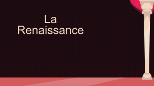 La Renaissance