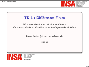TD 1: Коначне разлике - Вежбе и нумеричке шеме