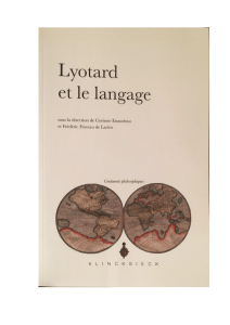 Lyotard et le langage : Inconscient, Discours et Philosophie