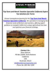 Top Farm And Ranch Taxation Specialist California