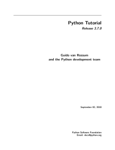 Python Tutorial: Learn Python Programming