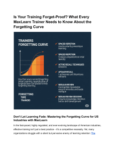 Forget-Proof Training: Mastering the Forgetting Curve