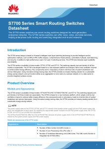 Huawei S7700 Series Smart Routing Switches Datasheet (1)