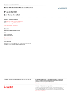 L'esprit de 1867 : Histoire de la Conf&eacute;d&eacute;ration canadienne