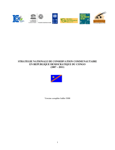 Stratégie Nationale de Conservation Communautaire RDC (2007-2011)