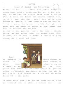Hänsel et Gretel : Lecture du conte de Grimm