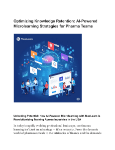 AI Microlearning for Pharma & Industry Training | MaxLearn