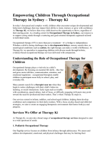 Kids Therapy with ADHD in Sydney