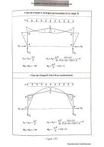 Calcul des bâtiments métalliques : Cas de charge et formules