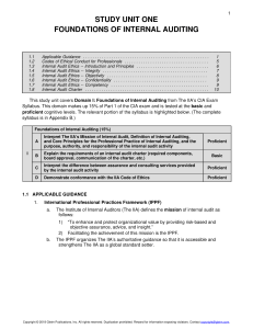 CIA CIA1 BookOnline SU1 Outline