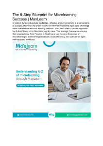 The 6-Step Blueprint for Microlearning Success   MaxLearn