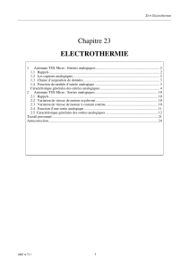 Cours Electrothermie