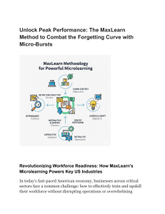 MaxLearn Microlearning: Boost Workforce Performance & Training