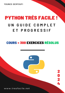 Python Très Facile : Guide Complet et Progressif