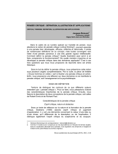 Pensée Critique: Définition, Illustration, Applications