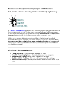 Secured business loan