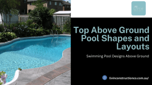 Swimming Pool Designs Above Ground