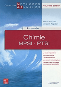 Chimie - 1re année - MPSI - PTSI - Méthodes et annales (Proetudes.blogspot.com)