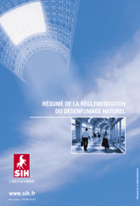 D&eacute;senfumage Naturel : R&eacute;sum&eacute; de la R&eacute;glementation (SIH)