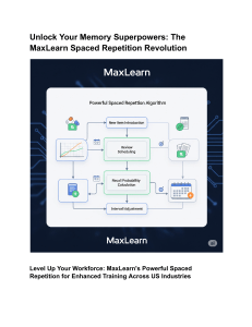 Unlock Your Memory Superpowers  The MaxLearn Spaced Repetition Revolution