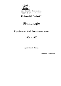 cours psychomot