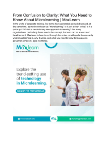 From Confusion to Clarity  What You Need to Know About Microlearning   MaxLearn