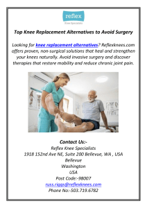 Top Knee Replacement Alternatives to Avoid Surgery