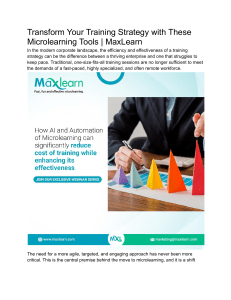 Transform Your Training Strategy with These Microlearning Tools   MaxLearn