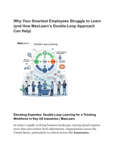 Double-Loop Learning: MaxLearn's Approach for US Industries