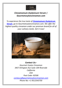 cinnamomum zeylanicum verum