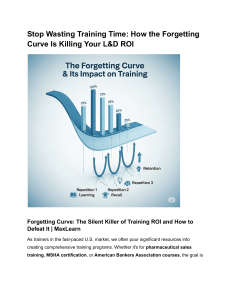 Stop Wasting Training Time  How the Forgetting Curve Is Killing Your L&D ROI