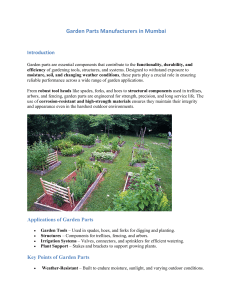  Garden Parts in India