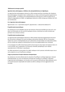 Médicaments inotropes positifs