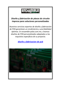 Diseño y fabricación de placas de circuito impreso para soluciones personalizadas