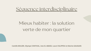 Diaporama Mieux habiter