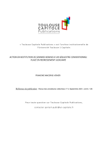 Restitution de sommes : Séquestre en redressement judiciaire