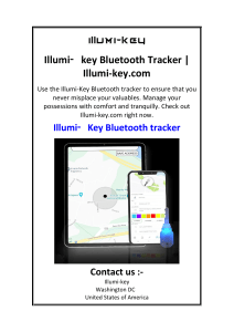 Illumi‑key Bluetooth Tracker  Illumi-key.com