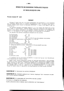 Cas clinique VIH, Arthralgies et Atteinte Hépatique