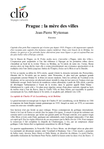 Prague : Histoire et &eacute;volution de la ville m&egrave;re