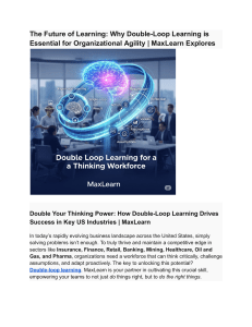 Double-Loop Learning: Organizational Agility in US Industries