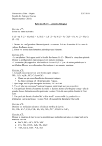 Exercices de Chimie : Liaisons Chimiques - Niveau Universitaire